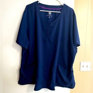 5x Healing Hands scrub top Navy
